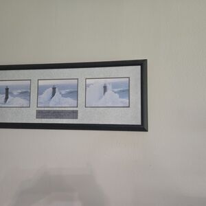 Black Framed Ocean Art Print